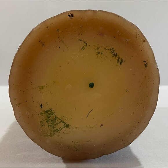 Crocodile Skin Design Unscented Wax Pillar Candle 7" Tall x 4" Diameter - Picture 6 of 6